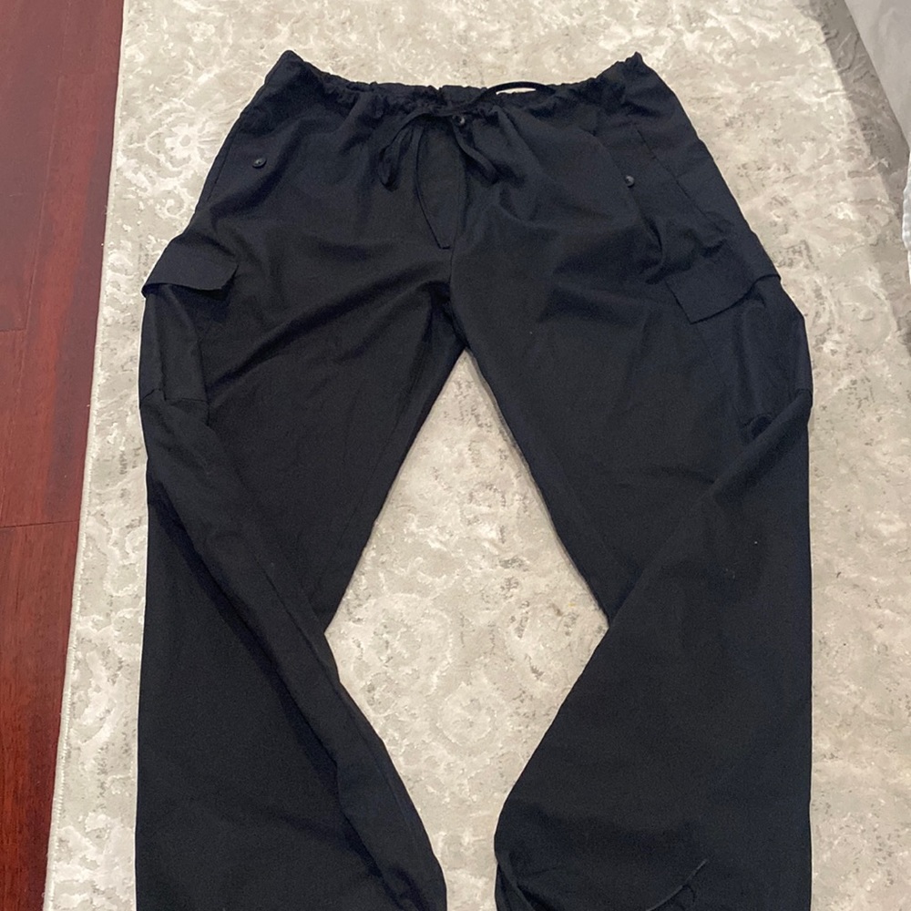 Cider Black Parachute Pants